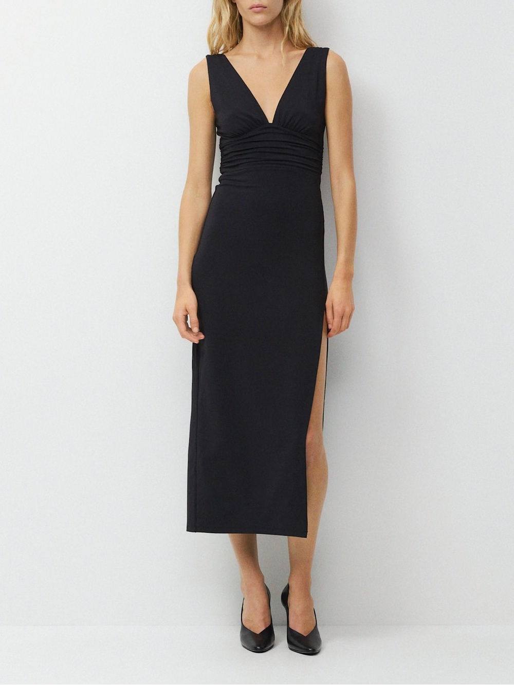 NNWT Aritzia Contour Waver Maxi Dress /
Black /XS